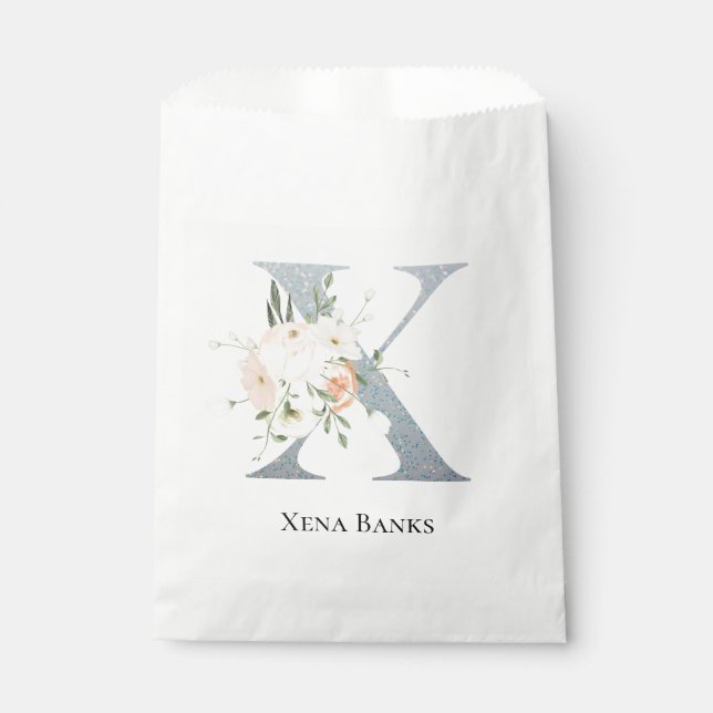 Bolsa De Papel Floral blanca más dulce (Anverso)