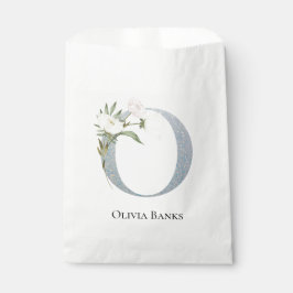 Bolsa De Papel Floral blanca más dulce