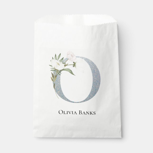Bolsa De Papel Floral blanca más dulce (Anverso)