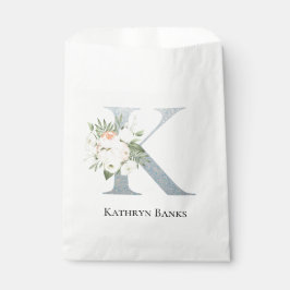 Bolsa De Papel Floral blanca más dulce