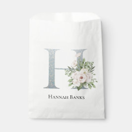 Bolsa De Papel Floral blanca más dulce