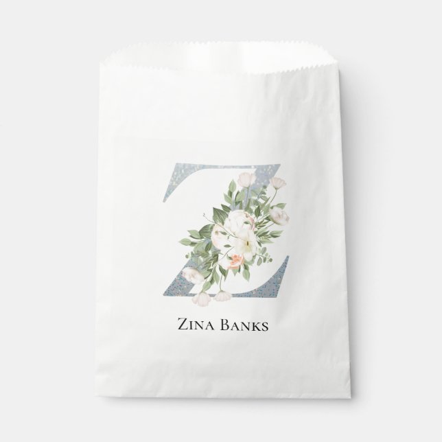 Bolsa De Papel Floral blanca más dulce (Anverso)
