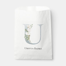 Bolsa De Papel Floral blanca más dulce