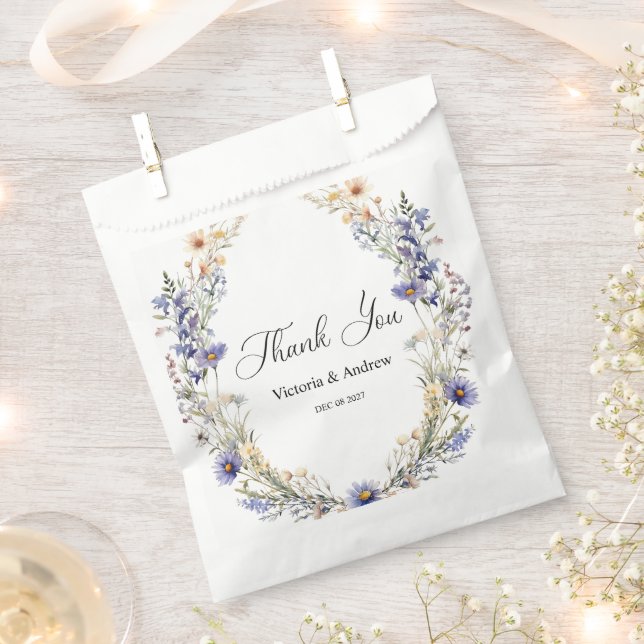 Bolsa De Papel Floral de bonito (Cortado)