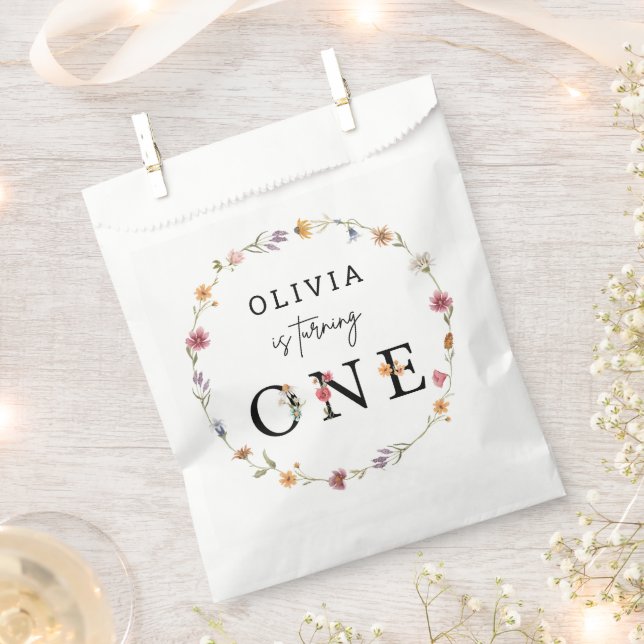 Bolsa De Papel Floral de flores silvestres de primavera Fiesta de (Cortado)