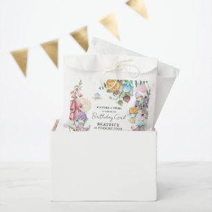 Bolsa De Papel Floral de verano de primavera 'Chica de pequeñas h
