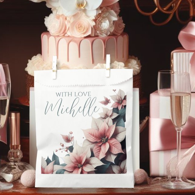 Bolsa De Papel Floral Personalizado Elegante (Subido por el creador)