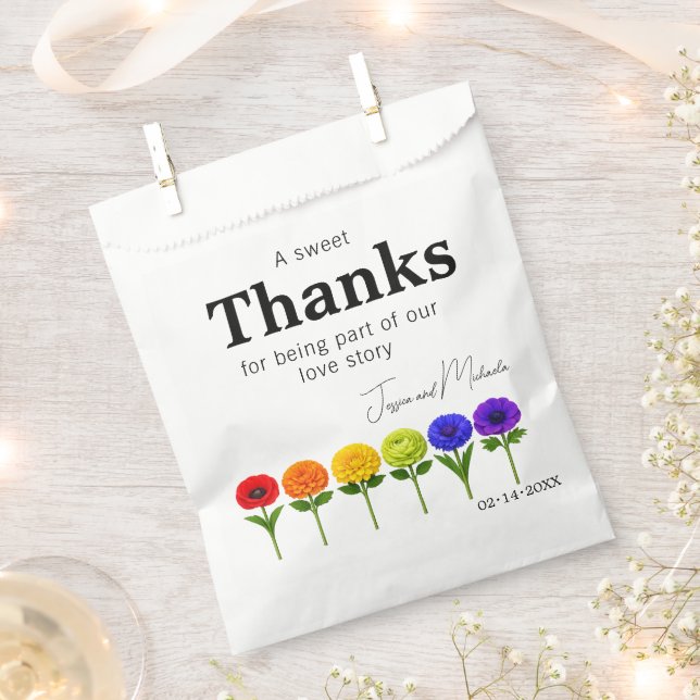 Bolsa De Papel 🌈💍Florecer Juntos  (Cortado)