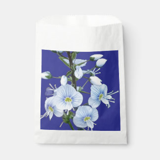Bolsa De Papel Flores azules