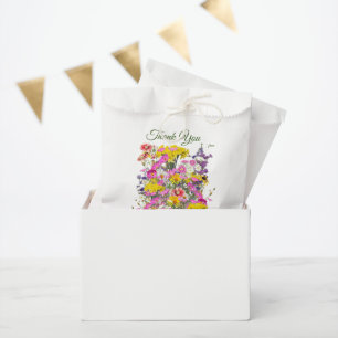 Bolsa De Papel Flores clásicas Retro Meadow