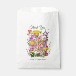Bolsa De Papel Flores clásicas Retro Meadow
