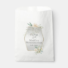 Bolsa De Papel Flores de boda Rosas de color amarillo pálido Rubo