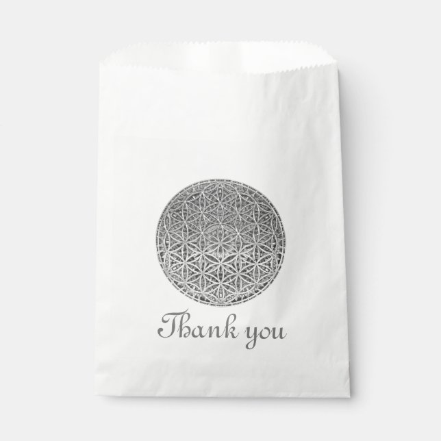Bolsa De Papel FLORES DE LA VIDA - Medalla Plata (Anverso)