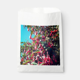 Bolsa De Papel Flores rojas