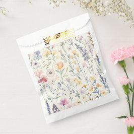 Bolsa De Papel Flores silvestres