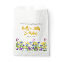 Flores silvestres color de agua, 30 aniversario de