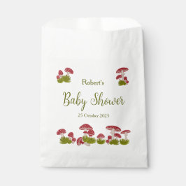 Bolsa De Papel Fly Mushrooms Goblincore Green Baby Shower Gift