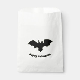 Bolsa De Papel Flying Bat on yellow favor bag