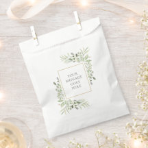 Foliage de color de agua verde personalizado