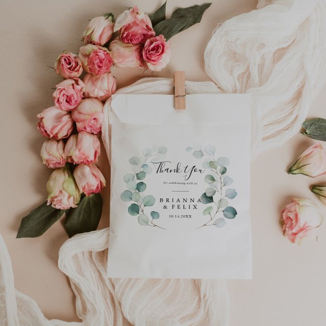Bolsa De Papel Foliage Green Eucalyptus Gracias Boda (Subido por el creador)