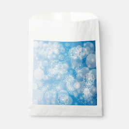 Bolsa De Papel Fondo de copas de nieve