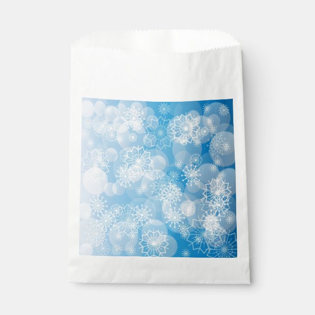 Bolsa De Papel Fondo de copas de nieve (Anverso)