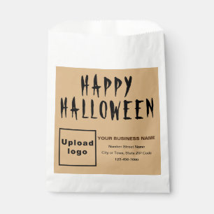 Bolsa De Papel Fondo de Halloween Business Light Brown