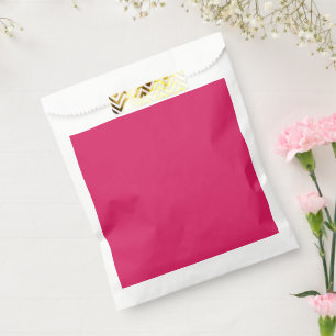 Bolsa De Papel fondo rosa con borde blanco