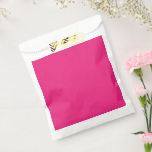 Bolsa De Papel fondo rosa con negro