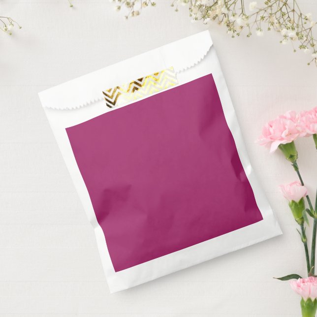Bolsa De Papel fondo rosa con un blanco (Sellado)