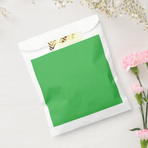 Bolsa De Papel fondo verde con borde blanco