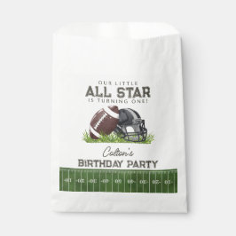 Bolsa De Papel Football Little All Star Touchdown Birthday Party