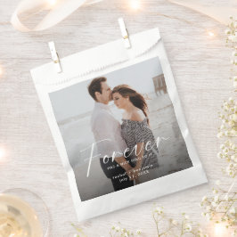 Bolsa De Papel Forever tiene un bonito anillo Photo Engagement Mo