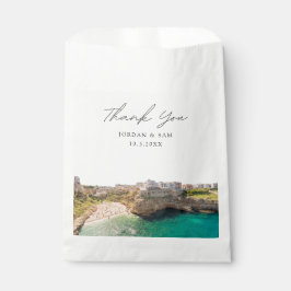 Bolsa De Papel Foto Boda de Puglia Italia personalizada