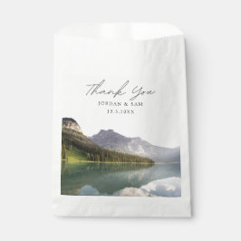 Bolsa De Papel Foto del Boda Lake Placid