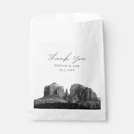 Bolsa De Papel Foto del Favor de la Boda de Sedona Arizona Gracia
