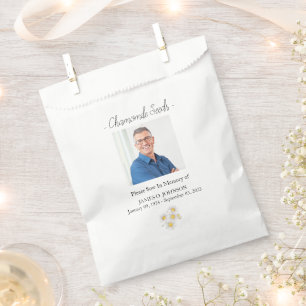 Bolsa De Papel Foto Memorial Funeral de Chamomile Seed