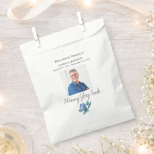 Bolsa De Papel Foto Memorial por la mañana Funeral de Glory Seed