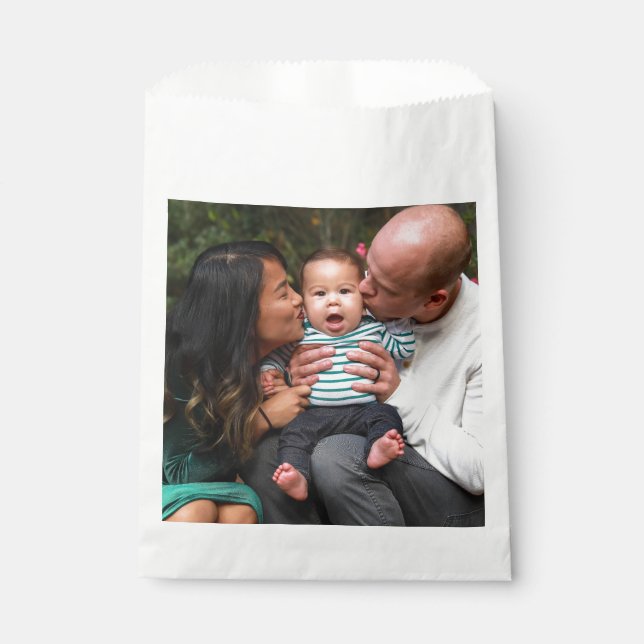 Bolsa De Papel Foto personalizada (Anverso)