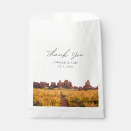 Bolsa De Papel Foto personalizada de Canyonlands Boda