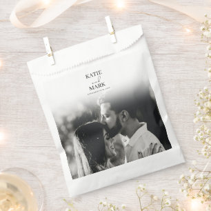 Bolsa De Papel Foto simple Boda Gracias