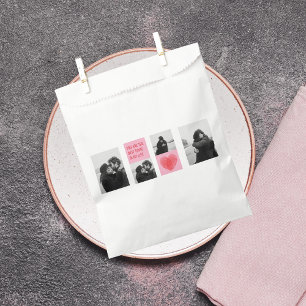 Bolsa De Papel Fotografía de la pareja de compañeros de clase C