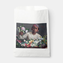 Bolsa De Papel Frederic Bazille - Mujer joven con peonías