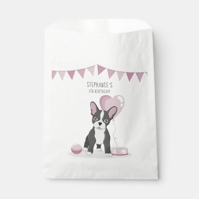 Bolsa De Papel French Bulldog Birthday (Anverso)