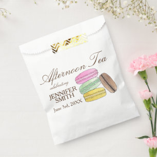 Bolsa De Papel Frenh Macarons Wedding Shower Fiesta de té por la
