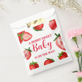 Bolsa De Papel Fresa Berry Sweet Baby Ducha