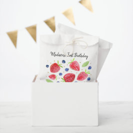 Bolsa De Papel Fresa Blueberry Berry Sweet Birthday