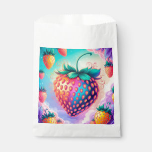 Bolsa De Papel Fresa colorida