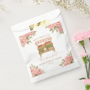 Bolsa De Papel Fresca del mercado Bridal Shower de la feria del a