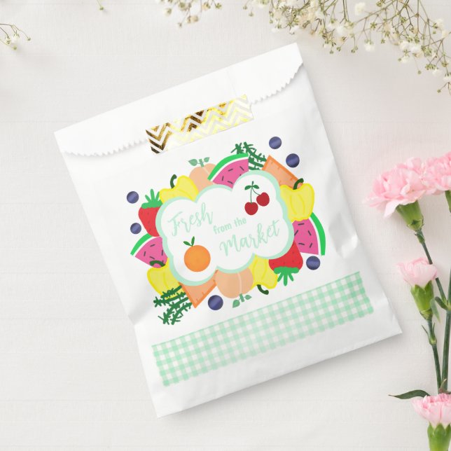 Bolsa De Papel Fresco del mercado (Sellado)